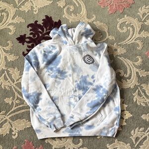 Abercrombie Kids Blue and White Hoodie